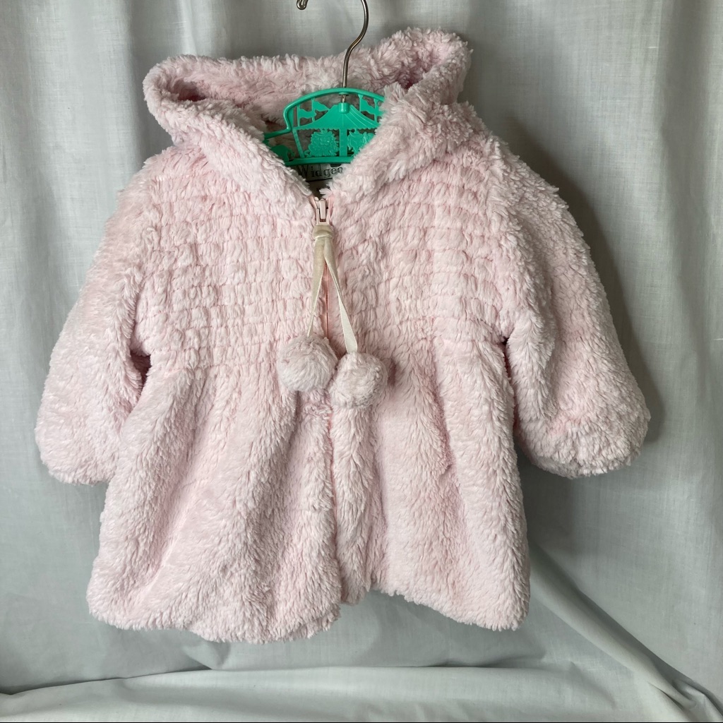 Widgeon Soft Pink Faux Fur Winter Coat Jacket Hood